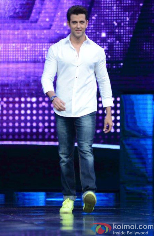 Hrithik Roshan on the sets of Dance + season 2 