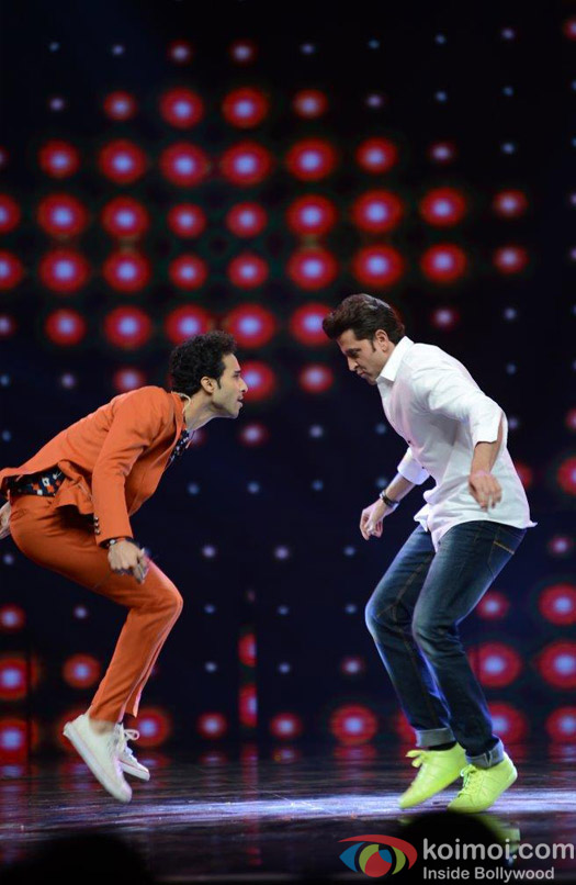 Hrithik Roshan on the sets of Dance + season 2 