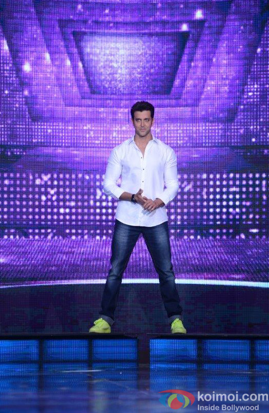 Hrithik Roshan on the sets of Dance + season 2 