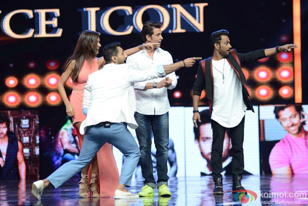 Hrithik Roshan on the sets of Dance + season 2 