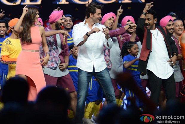Hrithik Roshan on the sets of Dance + season 2 
