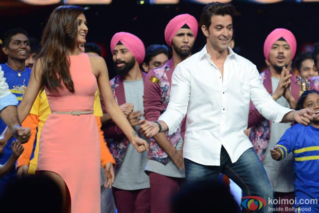 Hrithik Roshan on the sets of Dance + season 2 