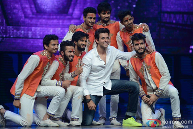 Hrithik Roshan on the sets of Dance + season 2 