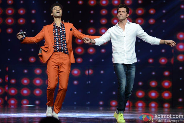 Hrithik Roshan on the sets of Dance + season 2 