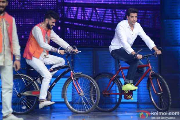 Hrithik Roshan on the sets of Dance + season 2 