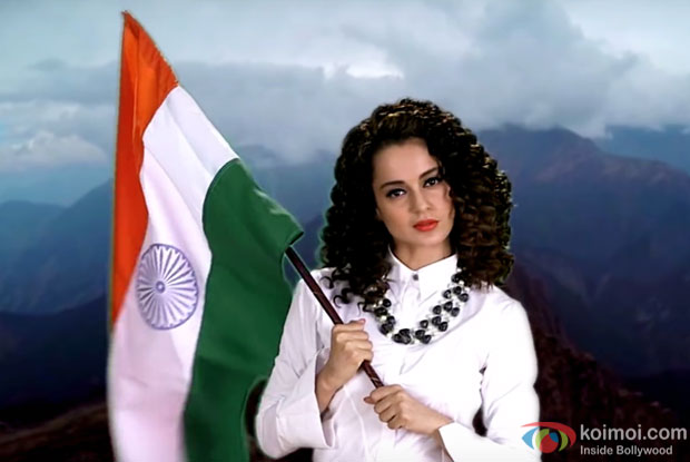 Kangana Ranaut pays tribute to Indian armed forces