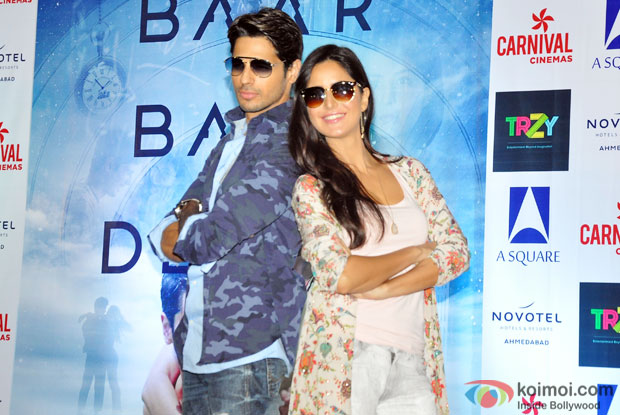 Sidharth Malhotra and Katrina Kaif promoted Baar Baar Dheko at Carnival Cinemas