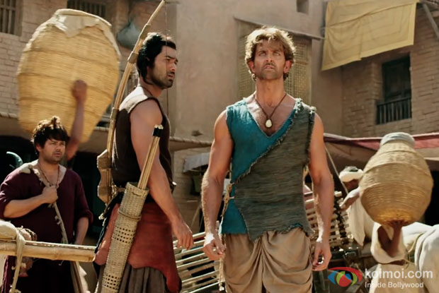 Hrithik Roshan in a still from Mohenjo Daro