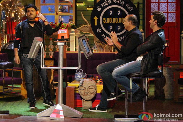 Hrithik Roshan, Pooja Hegde and Ashutosh Gowariker promote Mohenjo Daro on The Kapil Sharma Show