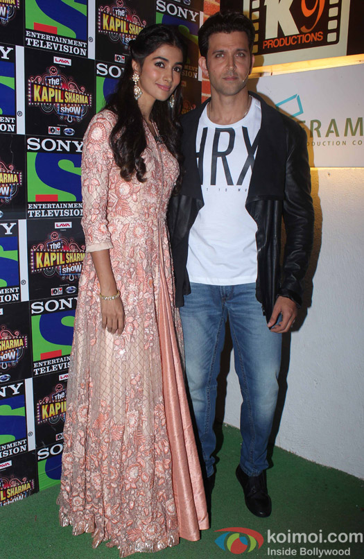 Hrithik Roshan and Pooja Hegde promote Mohenjo Daro on The Kapil Sharma Show