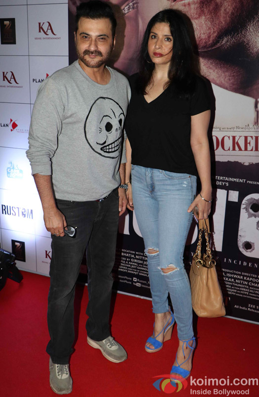 Sanjay kapoor during the Rustom Screening