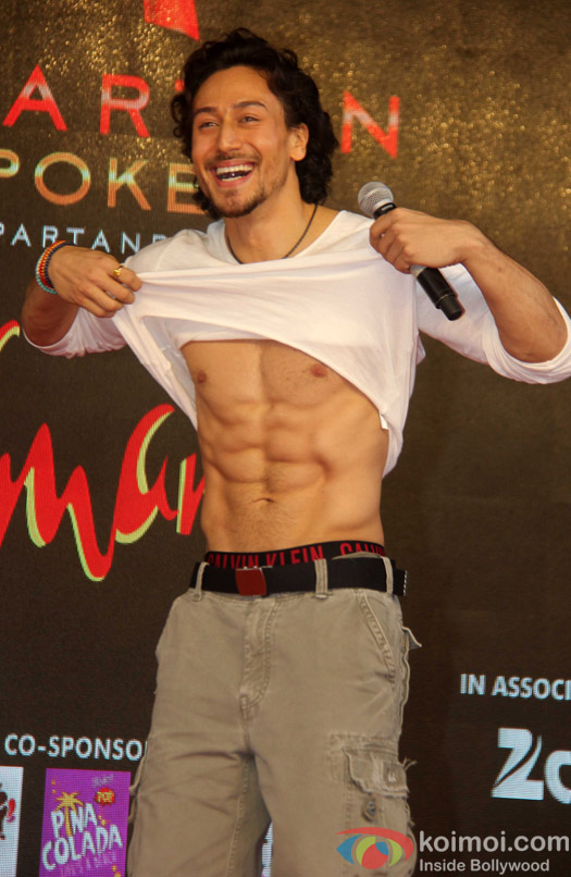 Tiger Shroff during the Promotion of film A Flying Jatt at Umang festival