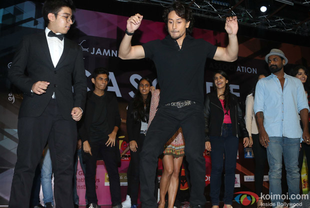 Tiger Shroff during the promotion of the film A Flying Jatt 