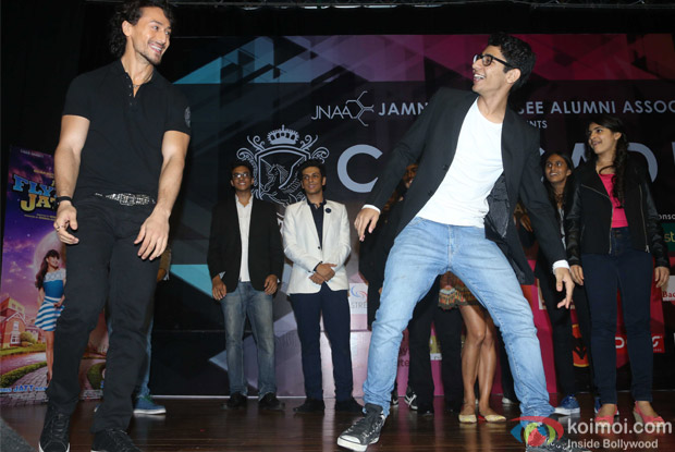 Tiger Shroff during the promotion of the film A Flying Jatt 