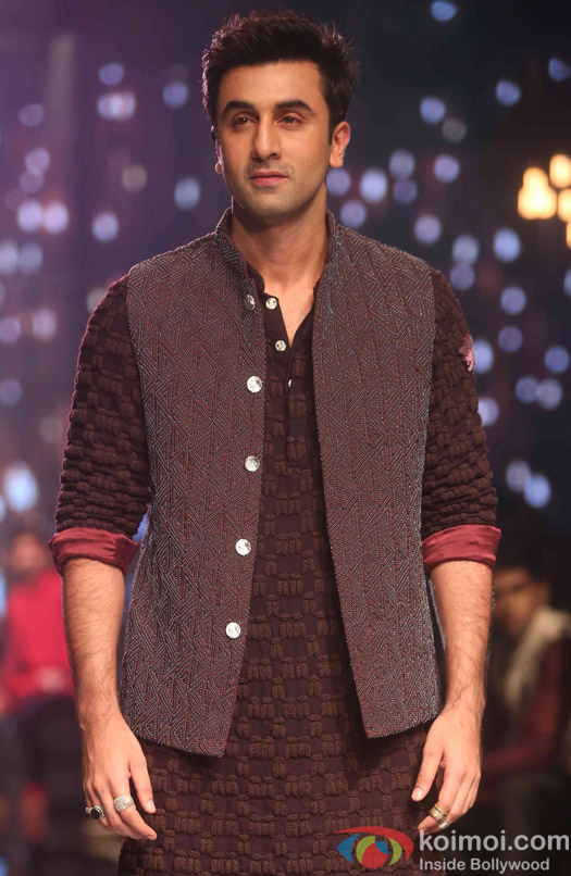 Ranbir Kapoor During the Lakme Fashion Week Winter Festive 2016