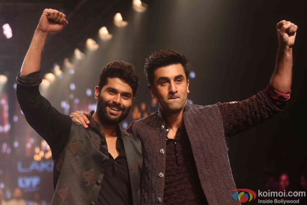 Ranbir Kapoor During the Lakme Fashion Week Winter Festive 2016