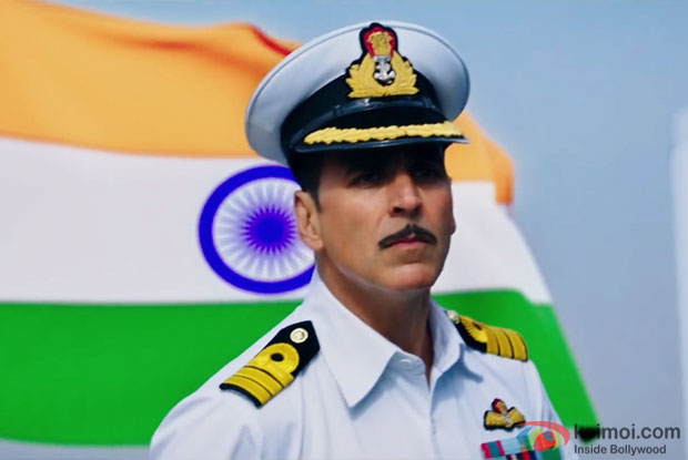Akshay Kumar in a still from Rustom