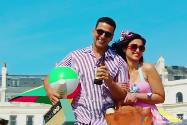 Akshay Kumar and Ileana DCruz in a still from Rustom