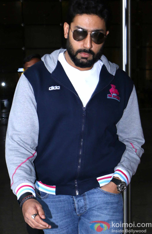Abhishek Bachchan spotted at mumbai airport