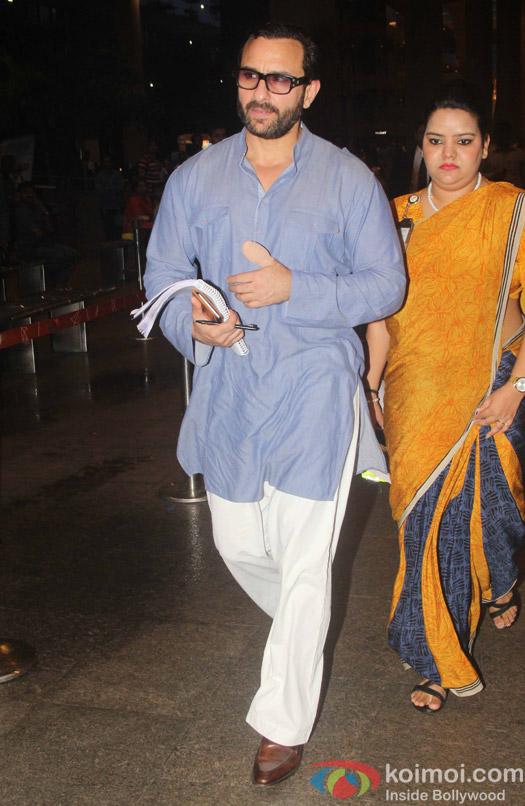 Saif Ali Khan spotted at mumbai airport