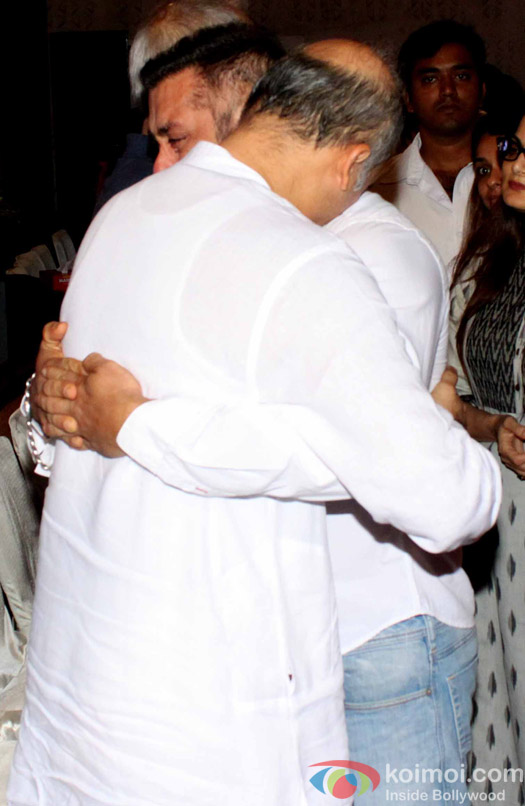 Salman Khan during a prayer meeting of filmmaker Rajjat Barjatya