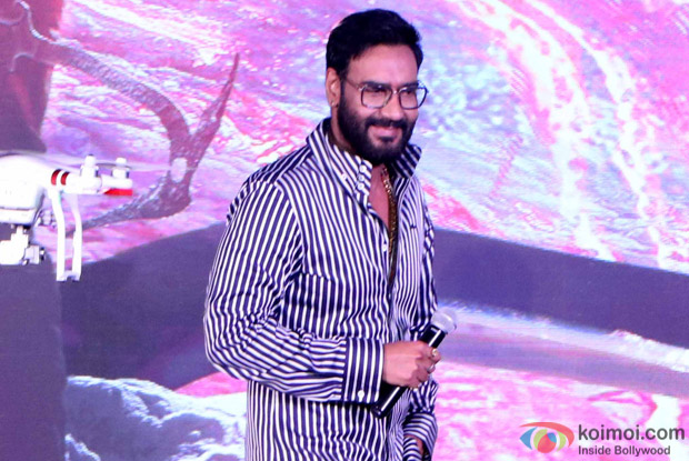 Ajay Devgan during the trailer launch of Shivaay