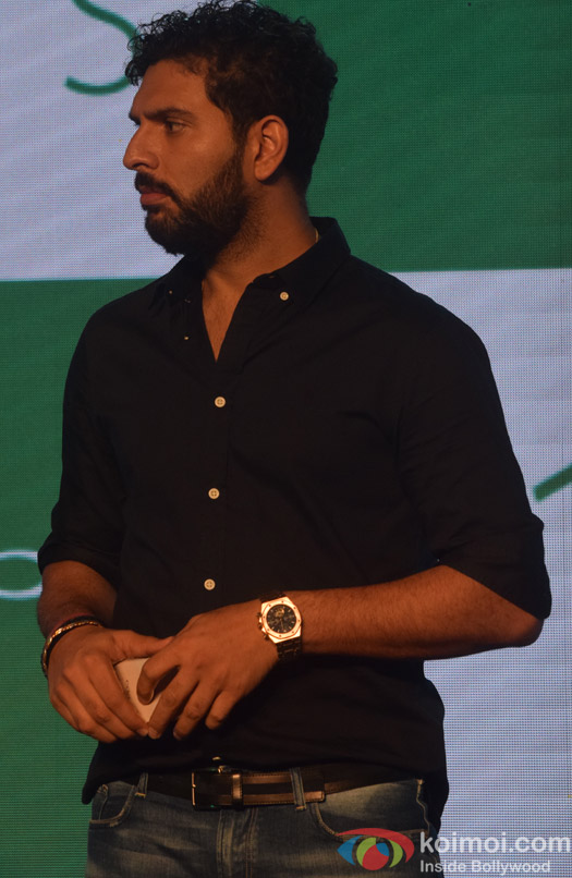 Sonam Kapoor, Yuvraj Singh At A Smartphone Launch Event