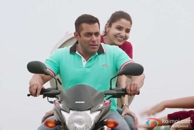 Salman Khan and Anushka Sharma in a still from Sultan