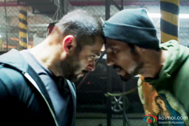 Salman Khan and Randeep Hooda in a still from Sultan