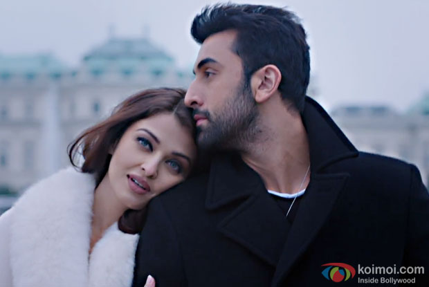 Aishwarya Rai Bachchan and Ranbir Kapoor in a still from Ae Dil Hai Mushkil