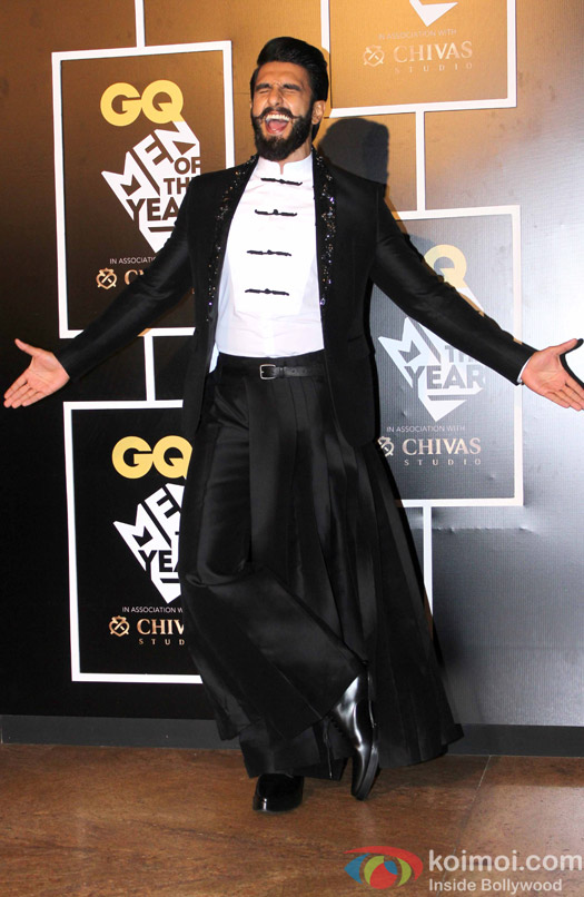 Ranveer Singh At the GQ Men of the Year Awards