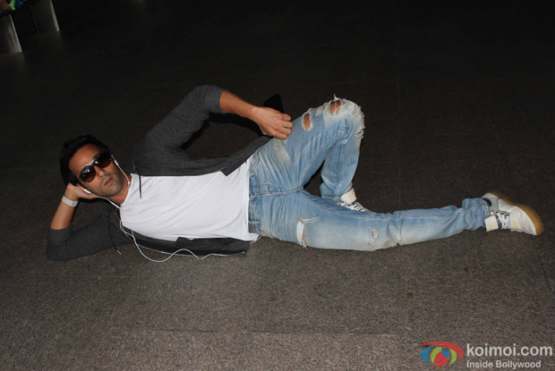 Pulkit Samrat spotted at Airport