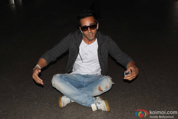 Pulkit Samrat spotted at Airport