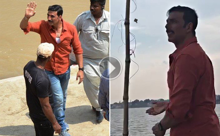 Akshay Kumar Flying Kite On The Sets Of Jolly LLB 2