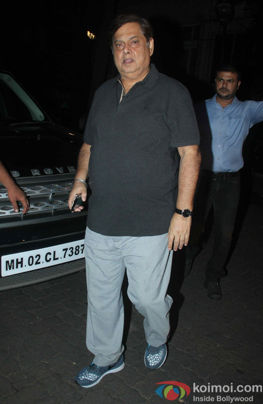 David Dhawan at Anil Kapoor's residence