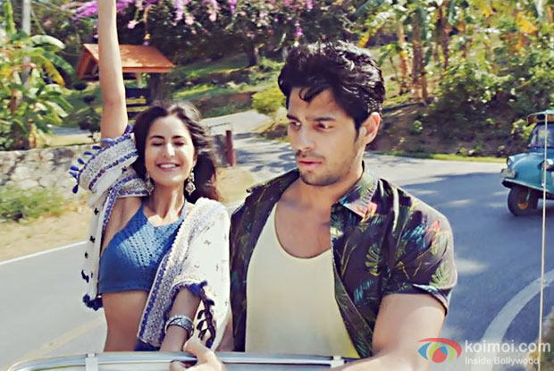 Katrina Kaif and Sidharth Malhotra in a still from Baar Baar Dekho