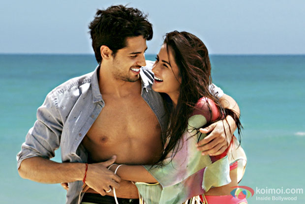 Sidharth Malhotra and Katrina Kaif in a still from Baar Baar Dekho