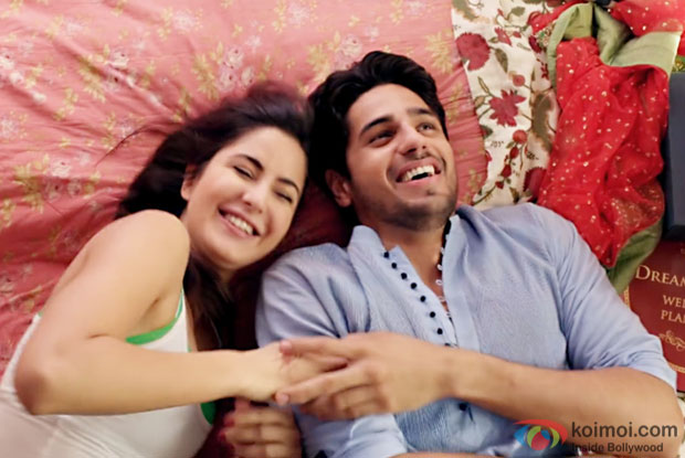 Katrina Kaif and Sidharth Malhotra in a still from Baar Baar Dekho