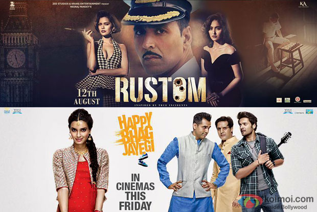 Box Office Updates - Rustom and Happy Bhag Jayegi
