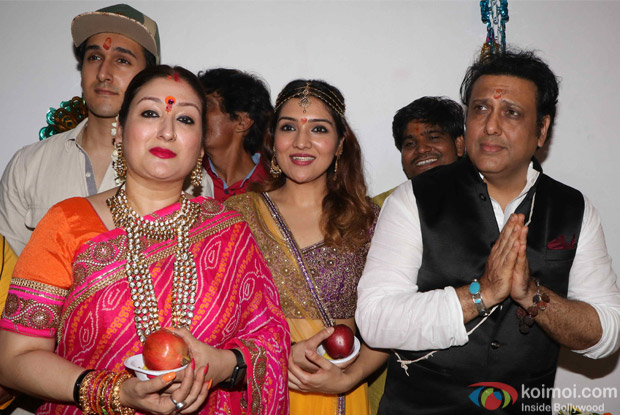 Govinda Celebrates Ganesh Chaturthi With Family