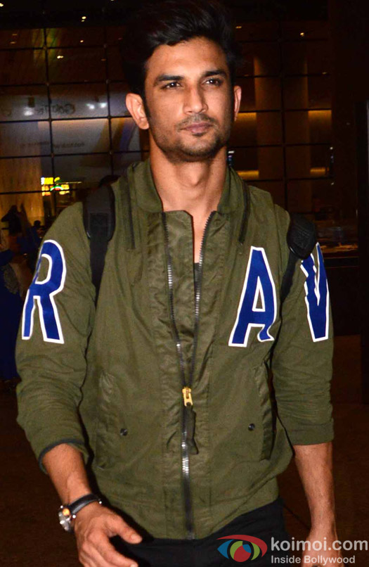 Sushant Singh Rajput spotted at Airport