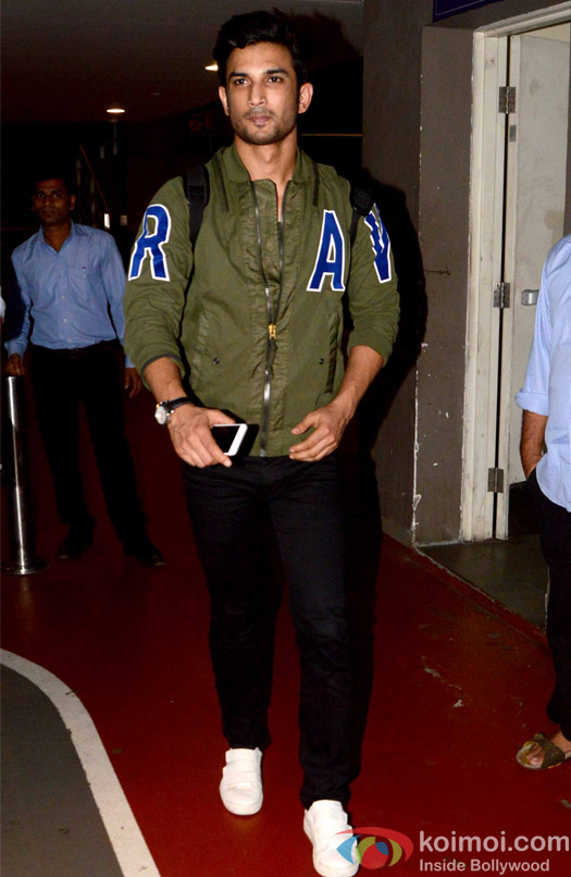 Sushant Singh Rajput spotted at Airport