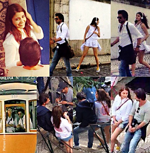 On The Sets Pictures : Shah Rukh Khan, Anushka Sharma Shoot For The Ring's Third Schedule In Lisbon