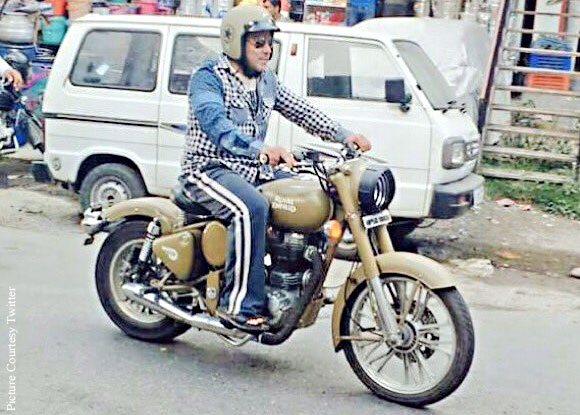 Pictures: Salman Khan Rides Royal Enfield in Manali During Tubelight Shoot