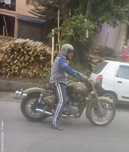 Pictures: Salman Khan Rides Royal Enfield in Manali During Tubelight Shoot