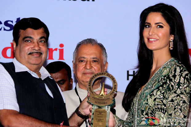 Katrina Kaif during the Priyadarshni Academy's 32nd Anniversary Global Awards