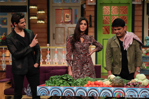 Sidharth Malhotra and Katrina Kaif Promote Bar Bar Dekho on the sets of The Kapil Sharma Show