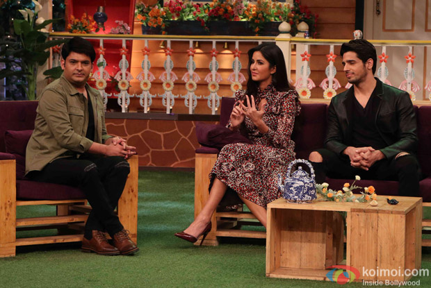 Sidharth Malhotra and Katrina Kaif Promote Bar Bar Dekho on the sets of The Kapil Sharma Show
