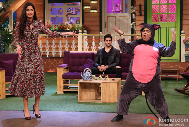Sidharth Malhotra and Katrina Kaif Promote Bar Bar Dekho on the sets of The Kapil Sharma Show