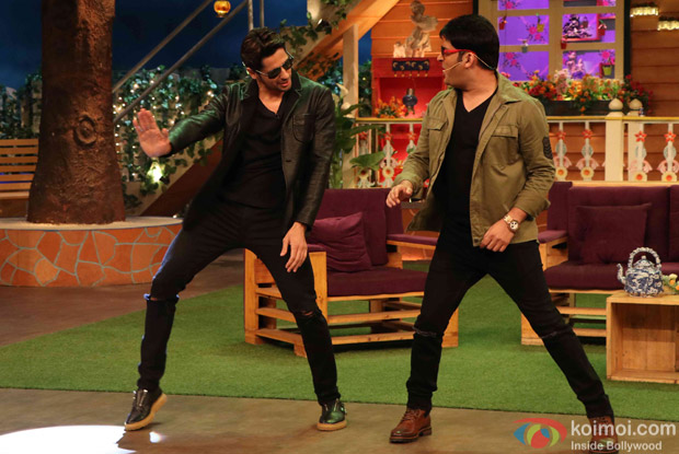 Sidharth Malhotra and Katrina Kaif Promote Bar Bar Dekho on the sets of The Kapil Sharma Show